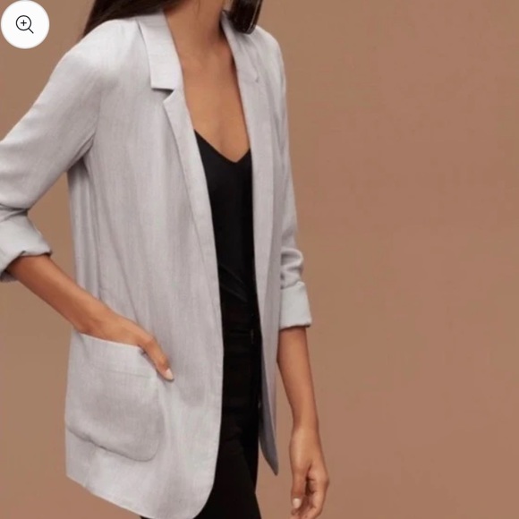 Aritiza Talula Kent Blazer (Light Grey, Leightweight) - Picture 2 of 7